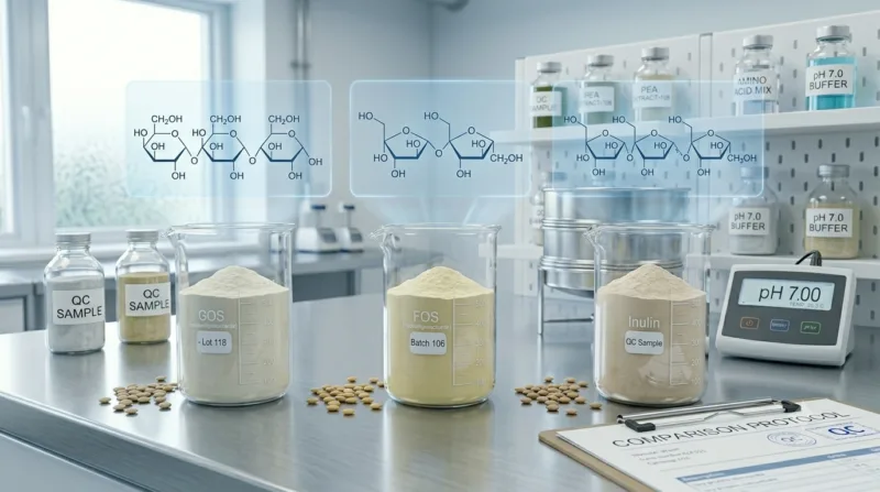 GOS biologico vs altre fibre: analisi di mercato 8 Organic GOS vs Other Prebiotic Fibers Complete Market Analysis and Application Comparison