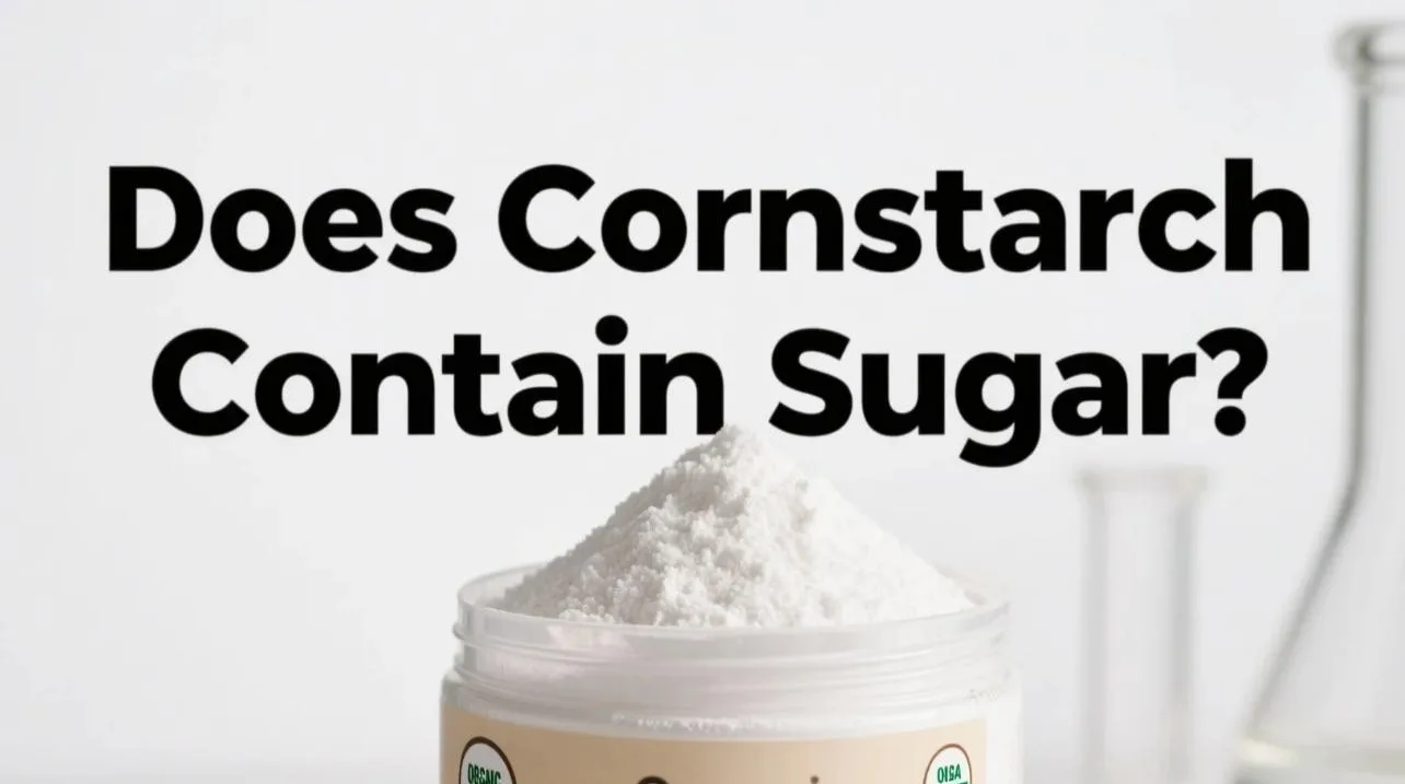 L'amido di mais biologico contiene zucchero? 3 Does Cornstarch Contain Sugar
