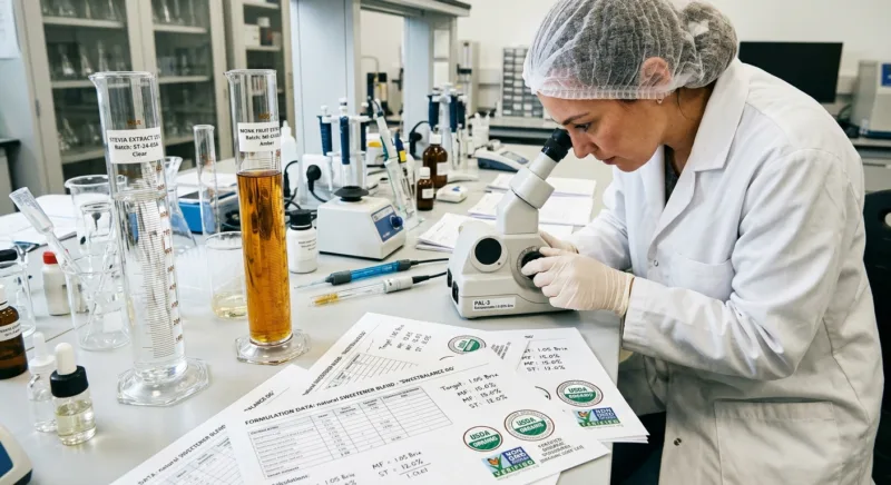 Stevia e frutto del monaco: formulazione alimentare 8 Stevia and Monk Fruit Extract in Food and Beverage Formulation