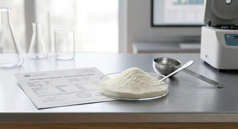 Polidestrosio biologico: approvvigionamento e qualità 7 How to Source Organic Polydextrose A Procurement and Quality Guide