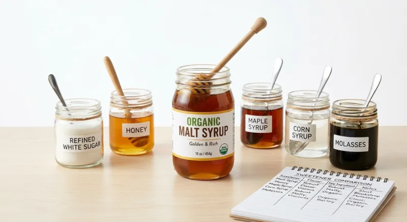Sciroppo di malto vs zucchero: confronto 10 Organic Malt Syrup vs Sugar, Corn Syrup & More: Full Comparison