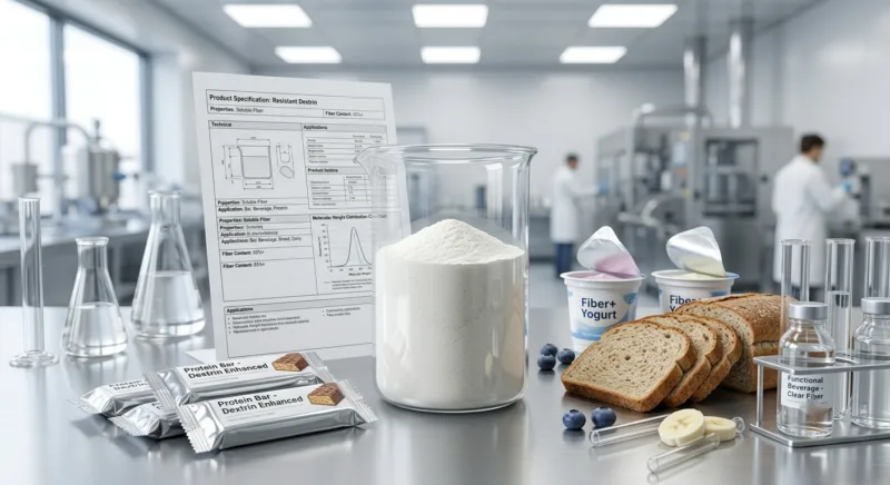 Destrina resistente biologica: alimenti funzionali 2 Organic Resistant Dextrin in Functional Food Formulation A Manufacturing Guide