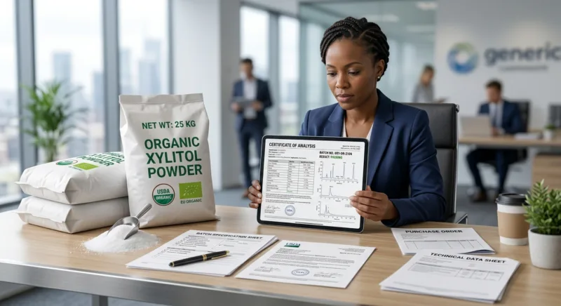Xilitolo Biologico: Guida all’Approvvigionamento 7 Sourcing Organic Xylitol Quality Standards, Certifications and Supplier Evaluation Guide