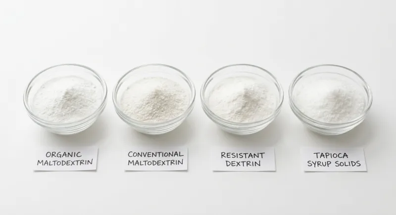 Maltodestrina Biologica vs. Tradizionale: Confronto 7 Organic Maltodextrin vs Regular Ingredient Comparison and Market Trends