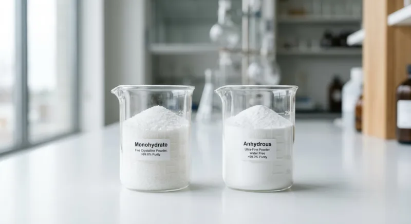 Destrosio Biologico: Forme Monoidrato e Anidra 2 Organic Dextrose: The Definitive Guide to Monohydrate and Anhydrous Forms