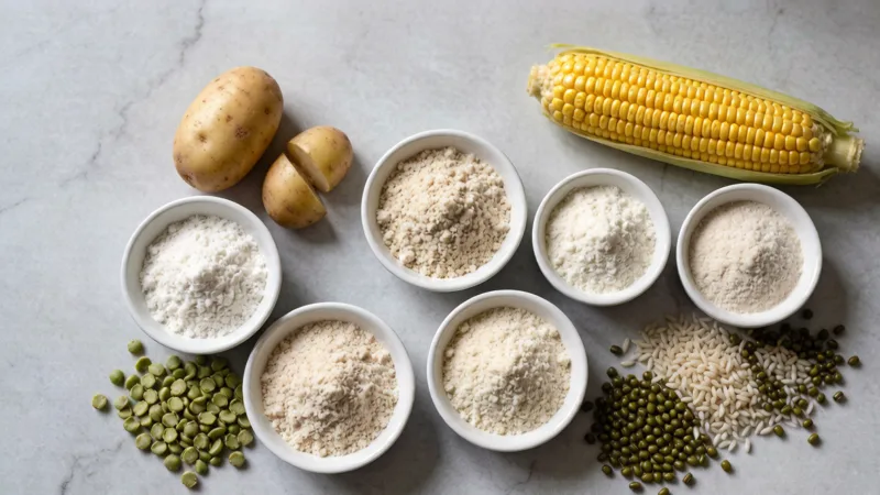 Amidi biologici: guida a tipologie e utilizzi 3 Organic Starches: Complete Guide to Types, Uses and Sourcing
